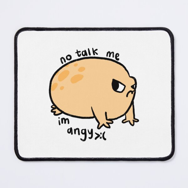 Item preview, no talk me i’m angry frog  designed and sold by saacstix.