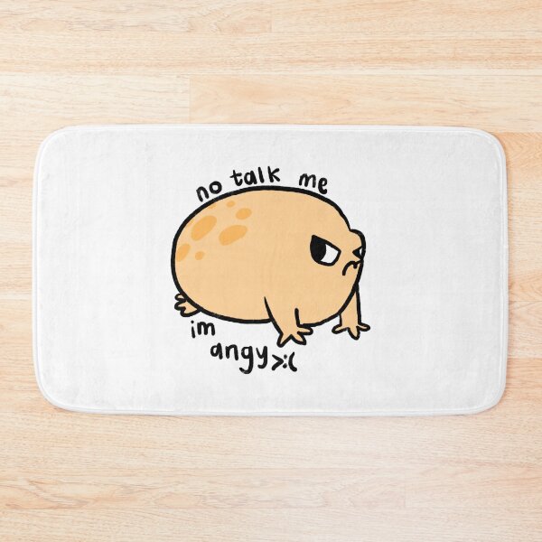 Item preview, no talk me i’m angry frog  designed and sold by saacstix.