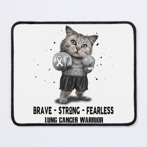 Item preview, Lung Cancer Warrior - BRAVE STRONG FEARLESS designed and sold by Berriosly.