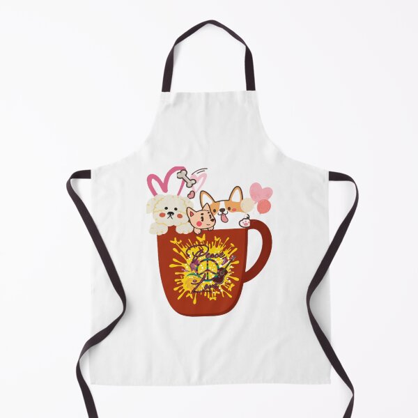 Item preview, Cute Dog Pink Cup Valentine Coffee loves designed and sold by california87.