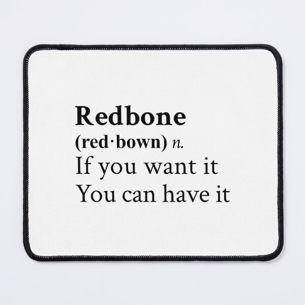 Item preview, Redbone by Childish Gambino Motivational Quote designed and sold by StickTheSong.