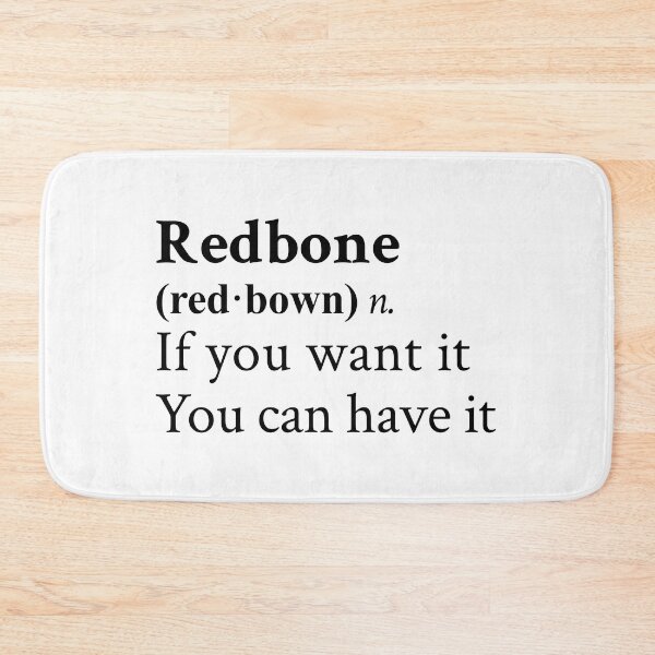 Item preview, Redbone by Childish Gambino Motivational Quote designed and sold by StickTheSong.
