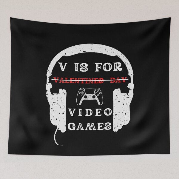Item preview,  Gaming Slogans - V Is For Video Games  designed and sold by ImagesDesigns.