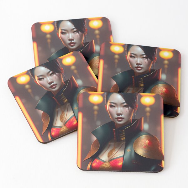 Item preview, Asian steampunk warrior princess  designed and sold by CyberArtsy.