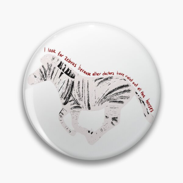 Item preview, House MD zebra designed and sold by Hanasroad.