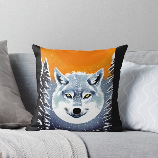 Item preview, Mystic Wolf in Winter Landscape designed and sold by 3TFashion.