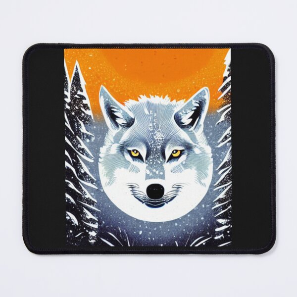 Item preview, Mystic Wolf in Winter Landscape designed and sold by 3TFashion.