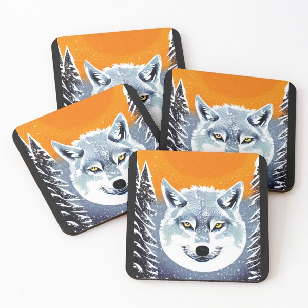 Item preview, Mystic Wolf in Winter Landscape designed and sold by 3TFashion.