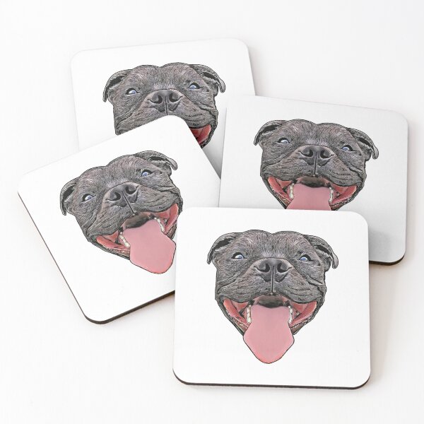Item preview, Staffordshire Bull Terrier Watercolor designed and sold by AikasHeaven.