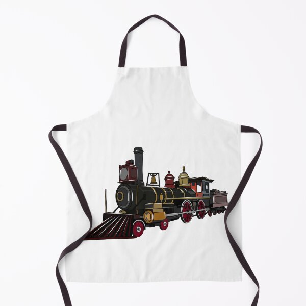 Item preview, Steam locomotive cartoon illustration designed and sold by Misscartoon.