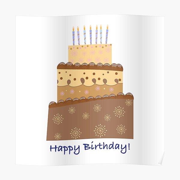 Update more than 79 birthday cake poster images best - awesomeenglish.edu.vn