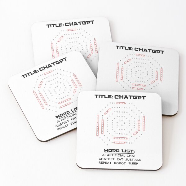 Item preview, CHATGPT AI ARTIFICAL WORD SEARCH designed and sold by DesignbyOkoto.