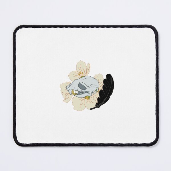 Item preview, Hamster Skull and Mayflowers designed and sold by ChronicCrafting.
