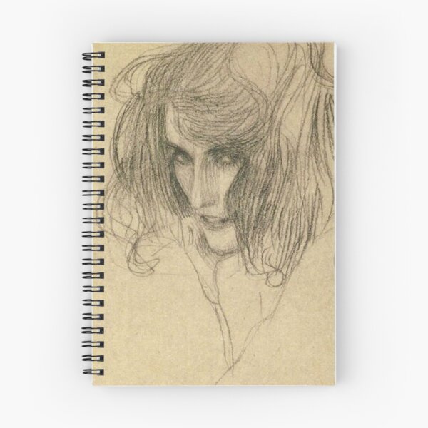 Item preview, Gustav Klimt Seductive Woman Sketch Drawing Study for Beethoven Friese Lasciviousness designed and sold by kattakitty.