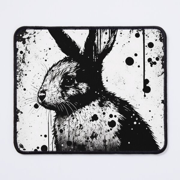 Item preview, Ink Bunny Painting designed and sold by TortillaChief.