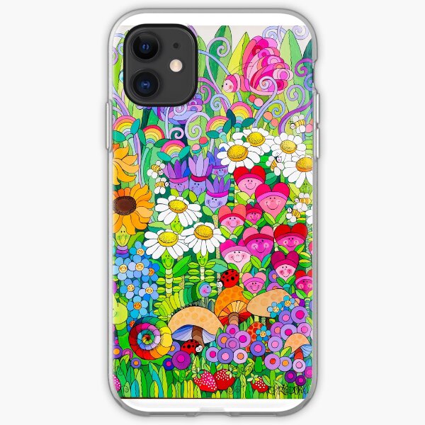 Ladybug Garden iPhone Soft Case