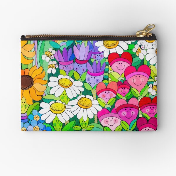 Ladybug Garden Zipper Pouch