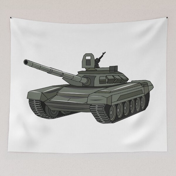 Item preview, Tank cartoon illustration designed and sold by Misscartoon.