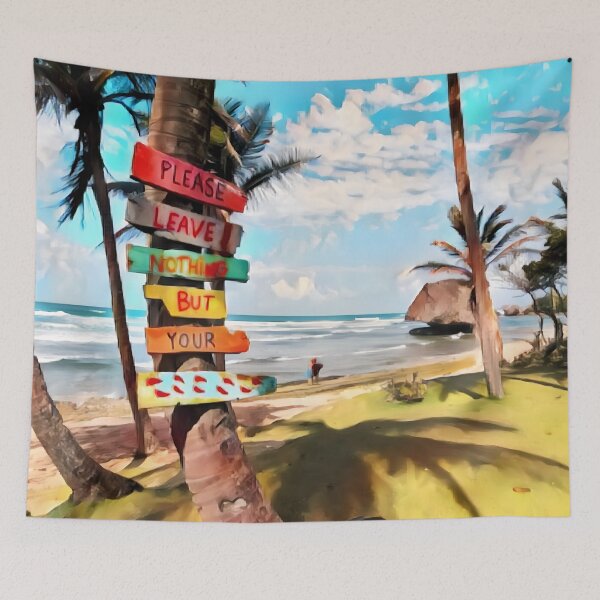 Item preview, Leave Nothing But Your Footprints designed and sold by Nicholas  Ward.