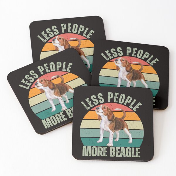 Item preview, LESS PEOPLE MORE BEAGLE designed and sold by creativeliberty.