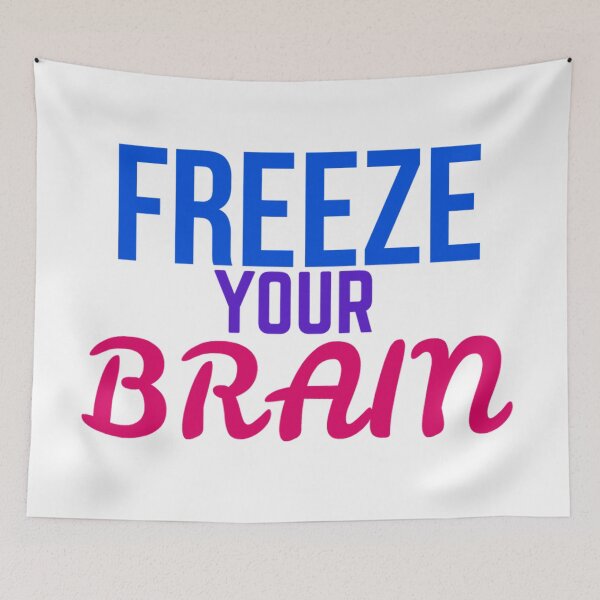 Item preview, Freeze Your Brain designed and sold by MissEllieVator.