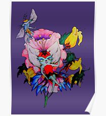 Flower Fly Poster