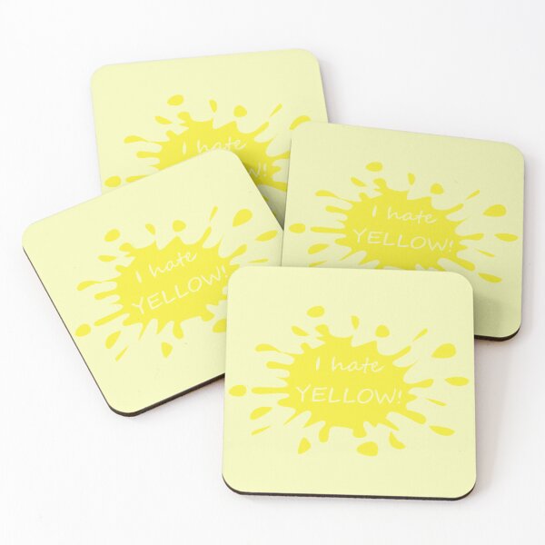 Item preview, I hate YELLOW! designed and sold by CrafTeeMrsB.