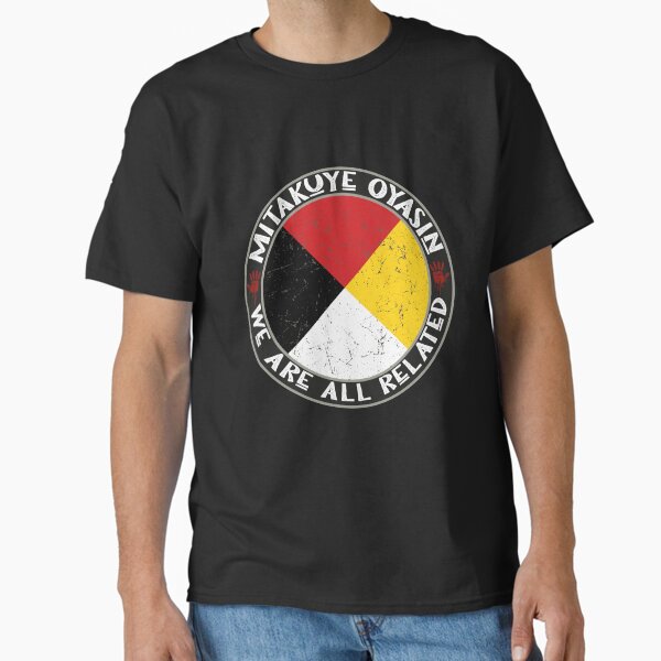 Aperçu de l'œuvre Roue médicinale amérindienne MMIW - Mitakuye Oyasin créée et vendue par mixedshop.