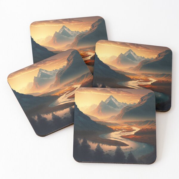 Item preview, Beautiful mountain with sunset designed and sold by Damian Sobczyk.