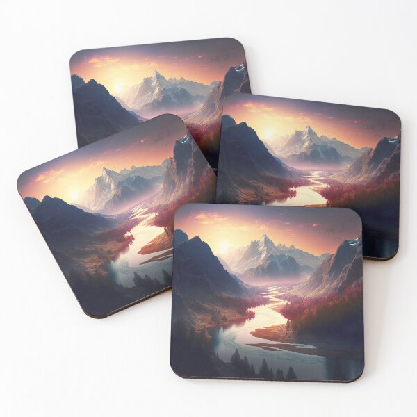 Item preview, Beautiful mountain with sunset designed and sold by Damian Sobczyk.