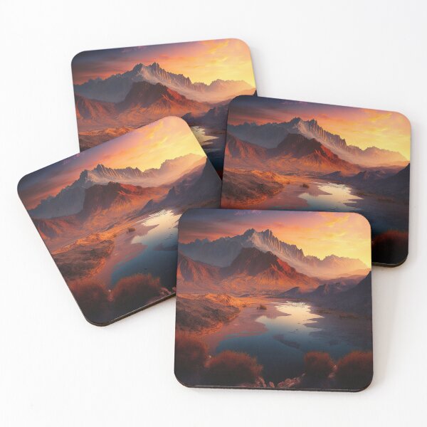Item preview, Beautiful mountain with sunset designed and sold by Damian Sobczyk.