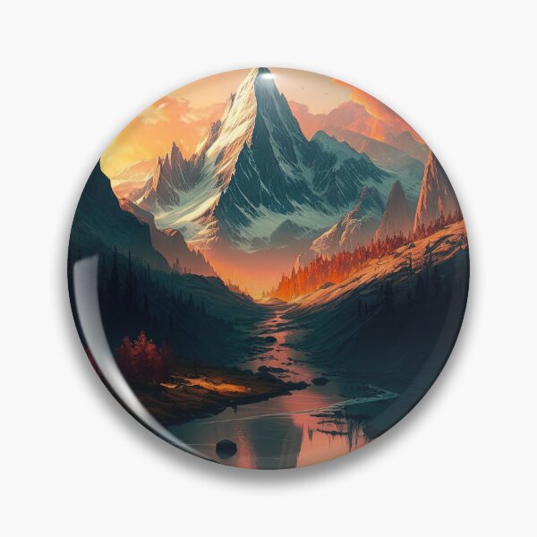 Item preview, Beautiful mountain with sunset designed and sold by Damian Sobczyk.