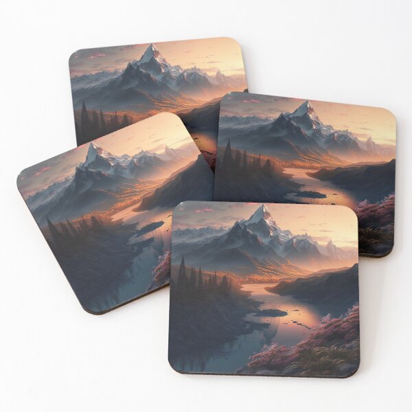 Item preview, Beautiful mountain with sunset designed and sold by Damian Sobczyk.