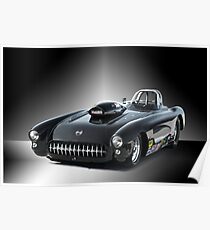 1957 Corvette 'Competition Style' Poster
