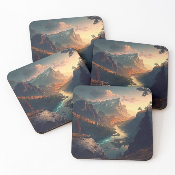 Item preview, Beautiful mountain with sunset designed and sold by Damian Sobczyk.