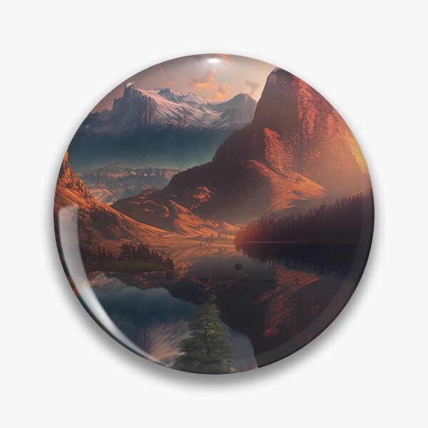 Item preview, Beautiful mountain with sunset designed and sold by Damian Sobczyk.