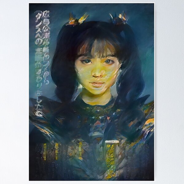 Item preview, Moa-Metal from Babymetal AI Painting Digital Fan Art designed and sold by Gogmagosh.