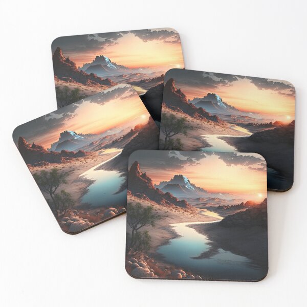 Item preview, Beautiful mountain with sunset designed and sold by Damian Sobczyk.