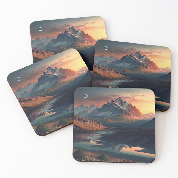 Item preview, Beautiful mountain with sunset designed and sold by Damian Sobczyk.