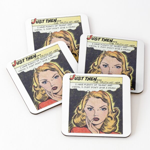 Item preview, Just Then... The Truth Hit Her! Snarky Office Worker designed and sold by SSustainable.