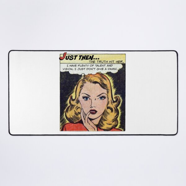 Item preview, Just Then... The Truth Hit Her! Snarky Office Worker designed and sold by SSustainable.