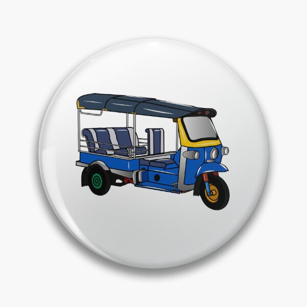 Item preview, Tuk tuk cartoon illustration designed and sold by Misscartoon.