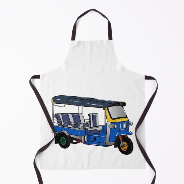 Item preview, Tuk tuk cartoon illustration designed and sold by Misscartoon.