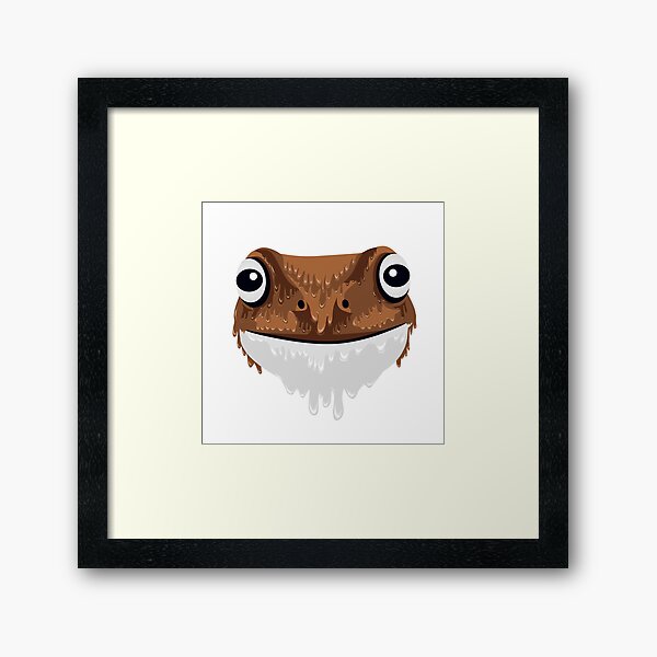 Item preview, Art de la crasse de grenouille brune designed and sold by AmsaOza.