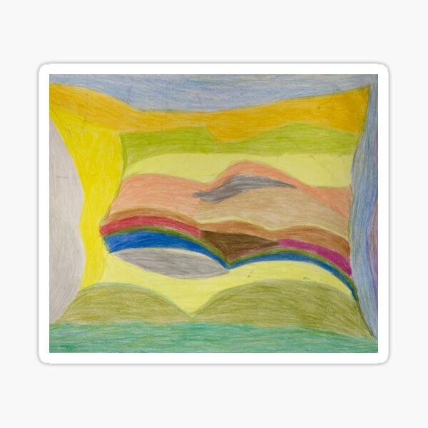 Item preview, Colourful Mountains Shaped With Brilliant Vibrant Coloured Backgrounds designed and sold by PodmenikArt.