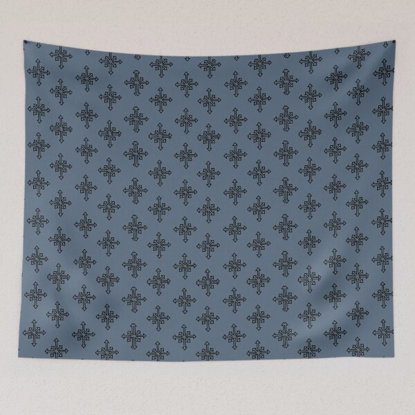 Item preview, Snowflake repeat pattern grey and black - Large  designed and sold by AngelDawnDesign.