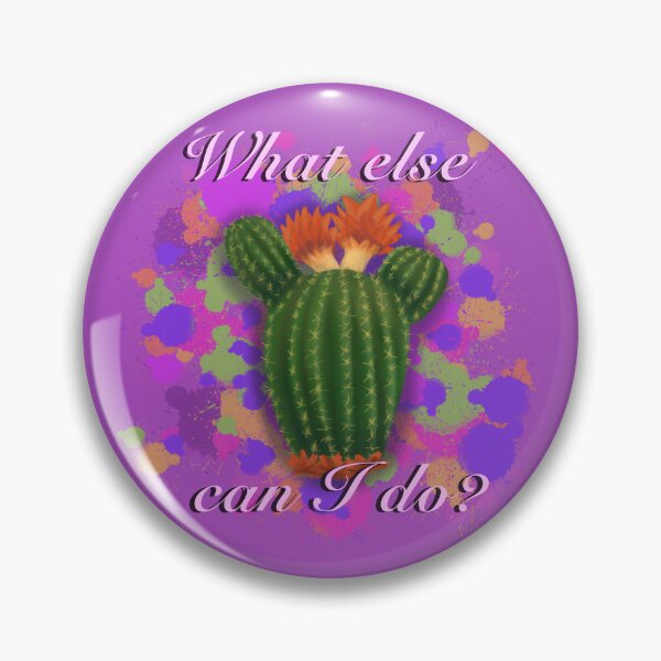 Item preview, Isabela's cactus- "What else can I do?" designed and sold by Art-by-Sanna.