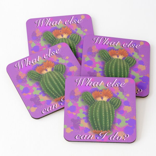 Item preview, Isabela's cactus- "What else can I do?" designed and sold by Art-by-Sanna.