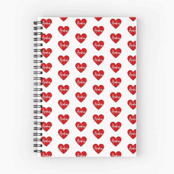 Artikelvorschau, Liebesherz mit Aroha, Liebe in Te Reo Maori, rotes Herz entworfen und verkauft von BearAndCat.