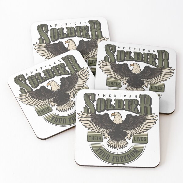 Item preview, American Soldier - Their Lives Your Freedom designed and sold by SpotWarehouse.